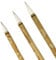 Artway Lot de 3 pinceaux Chinois en Bambou
