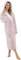 KATE MORGAN Ladies Soft & Cosy Hooded Dressing Gown | Ladies Dressing Gown Soft Plush Bath Robe for Women Housecoat Loungewear Bathrobe Gifts for Her (Small, Rose shimmer)