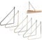 Natural Goods Berlin 2x Regalhalterung PANKOW 250mm - Design Regalträger aus Metall Grün - Wandhalterung für Regalbretter - Regalhalter für Wandregale in Wohnzimmer, Küche & Bad