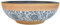 vidaXL Lavabo sobre Encimera Redondo, Lavamanos de Tocador, Lavabo de Fregadero, Lavamanos sobre Encimera para Baño Aseo, Cerámica Multicolor