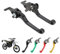 IUVWISN Elektro-Dirtbike-Bremshebel-Set für Surron Ultra Bee UltraBee, Aluminiumlegierung, Titanfarben, 160mm /6.3inch