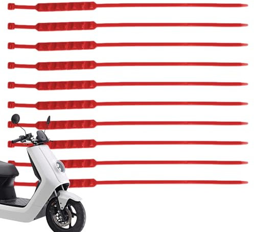 Snowbike Snow Chains For Tires | Temperature Resistant Tire Chain Traction For Ice Breaking | Cold Weather Nylon Snow Chains For Two-wheeled Vehicles, Motorcycles, Electric Anulely