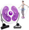 Waist Whisper, Waist Twisting Disc with Drawstring and Foot Massage Waist Sculptor Machine Twister Body Shaping Waist Twisting Disc Fitness Turntable for Women Adults Weight Loss/Cardio Exercise