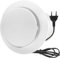 JSATFUL Extracteur d'air 100mm, 130m³/h Silencieux Ventilateur d'extraction, pour Salle de Bain, Toilettes, Cuisine, Garage, Extracteur vortex Économe en énergie avec clapet anti-retour (4 inch)
