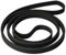 vhbw Courroie d'entraînement compatible avec Faure FDP7203PZ, FDP7206PZ sèche-linge - 197,1 cm noir