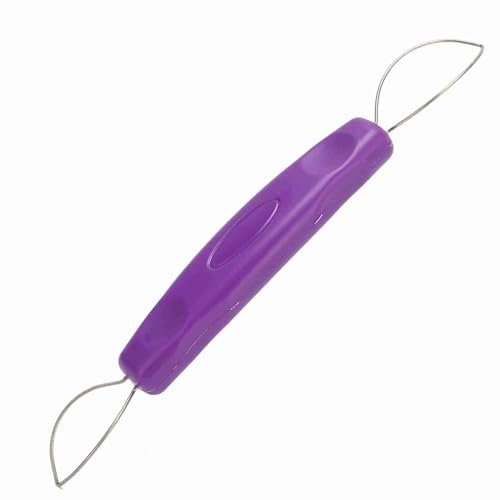 Mini Pelador de Uvas Morado Portátil y Dispositivo Removedor de Piel de Frutas para Cocina, Herramienta Cortadora de Acero Inoxidable para Niños Pequeños, Decoración de Ensaladas