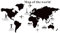 Bonussi Mappa del Mondo Adesivo da Parete Mappamondo Globo Lavagna 102cm PVC + Gessetti