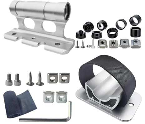 F Fityle Supporto per forcella bici Portabici da tetto per auto Portabici da asse passante per rimorchio camion Portabici da tetto per auto Portabici da ruota, Argento