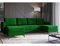 MODERNO Ecksofa mit Schlaffunktion JORD U - Sofa mit 3 Sitzen - Schlafcouch U-Form - Modern Couch - Ecke Grün