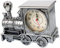 Amosfun Nachtlicht Uhr Schlafzimmer Wecker Weckalarm Zug Figur Lokomotive Aus Bronze Klassischer Wecker Steampunk-stechuhr Retro-wecker-Modell Wecker Digital Zugpendeluhr Zug Wecker Uhren