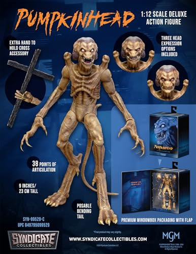 Pumpkinhead Actionfigur im Maßstab 1:12 | im Maßstab mit 38 Gelenkpunkten
