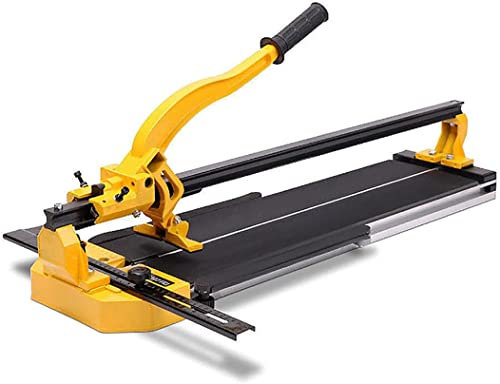 IISEEUU Tile cutters, 600mm manual tile cutting machine, 6-15 mm cut thickness laser guide precision tile cutter tile cutting machine for preciser cutting tiles