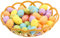 Alipis 1 Satz Ostereier Osterbaum Osterhasen-Dekorationen Osterkorb Osterdeko Hühner easter eggs easter basket painting eggs easter decoration Ostern schäumt Eier osterszene Bambus