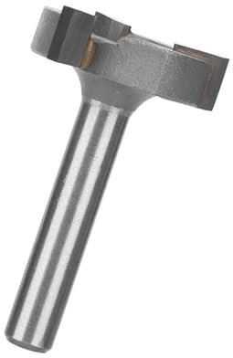 T Typ Router Bit 45# Kohlenstoffstahl 3-Fluter mit Legierungsschneiderkopf 6mm Schaftholzwerkzeugwerkzeug