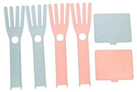 SOIMISS 2piezas Soporte para Guantes De Cocina Organizador Desmontable para Secado Estante Escurridor Resistente Ahorro De Espacio para Menaje y Trapos