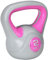 SPORTNOW Kettlebell, 2kg Kettle Bells with Handle for Home Gym Weight Lifting and Strength Training, Pink and Grey