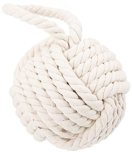 OFFSCH Butoir De Porte Forme De Boule Lin Élégant Et Décoratif Antichoc Pour Maison Et Restaurant