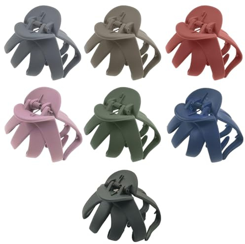 7 Pezzi Di Signore Polpo Forcine, Semplice Frosted Afferrare Clip, Vassoi Da Bagno, Tornante, Tutti I Giorni Del Tutto-Fiammifero Accessori Per Capelli, Styling Strumenti Di Fissaggio.