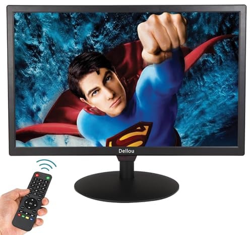 19 Zoll Überwachungs Bildschirm CCTV Sicherheitskamera Display Monitor | Multifunktionale BNC, HDMI, AV, VGA, USB, PC Schnittstelle Überwachungsanzeig LCD Computer Monitors 1400x900 Auflösung