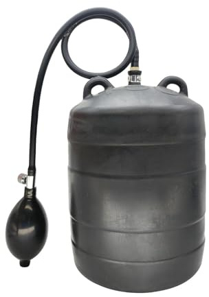 Jugutyeg Aufblasbarer Rohrstopfen, Sanitärtest, Professionell, mit von Hand Aufblasbarem Ball, Kanalisationsteststopfen für Abwasserpipeline Inspektion, Entwässerungssysteme, Wasserblockade, Dn100-110