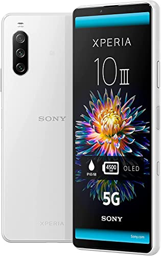 Sony Xperia 10 III 5G - Smartphone 128GB, 6GB RAM, Dual Sim, White (Reconditionné)