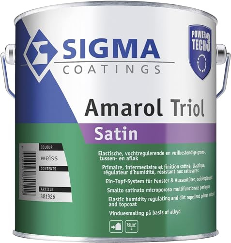 SIGMA Amarol Triol Satin 1 Liter Weiß