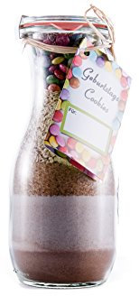 Löbke Hof Backmischung Geburtstags Cookies, 530ml Weckflasche