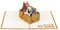 3D Grußkarte - Werkzeugkoffer - Pop-Up Karte - Vatertag - 3D Karte - 15x10 cm - 3D Kartenwelt