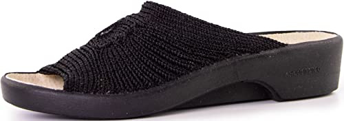 Arcopedico Splash, Peep-Toe femme - Noir - noir, 41.5