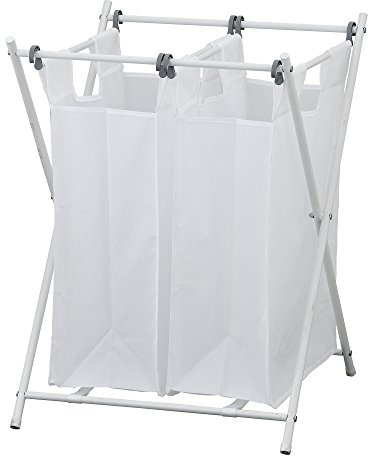 Furinno Wayar Foldable Laundry Sorter, Double