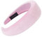 YWLINK Mode Samt Sport Haarband Volltonfarbe Damen Haar Kopfband Einfache SüßE MäDchen Stirnband(A Rosa,)
