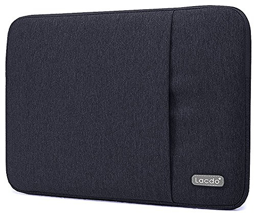 Lacdo 14 inch Laptop Sleeve Computer Case for ASUS Lenovo HP Acer Dell Samsung Chromebook 14, Lenovo IdeaPad/ThinkPad 14, ASUS Vivobook/Zenbook 14, Dell Inspiron 14, Acer Spin 3/Swift 14, Black