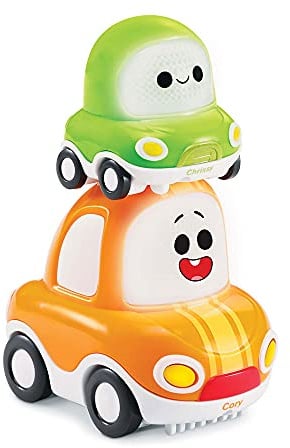 VTech - Tut Tut Cory Bolides - Duo Cory + Chrissy, Jouet Voiture Interactif - 1/5 Ans - Version FR