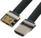 xiwai CYFPV Conector HDMI a Mini HDMI Jack Extensión FPC Cable Plano 1080P para FPV HDTV Multicóptero Tiro aéreo (0.1M)