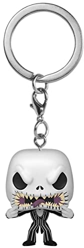 Funko Pop! Keychain: Disney The Nightmare Before Christmas - Jack Skellington - (Scary Face) - Disney: The Nightmare Before Christmas - Mini-Figurine en Vinyle à Collectionner Porte-clés Fantaisie
