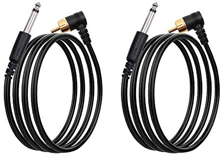 TATELF RCA Rotary Maschine Power Clip Cord, 1.8M Professional Power Cable for RCA Rotary Machine 2 Packs