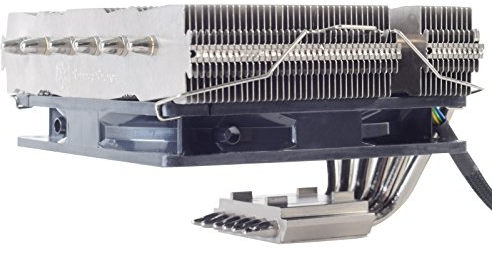 SilverStone SST-NT06-PRO-V2 - Nitrogon CPU-Kühler mit 6 Wärmerohren und 120 mm-PWM-Lüfter für Intel/AMD-Sockel, AM4 Bereit