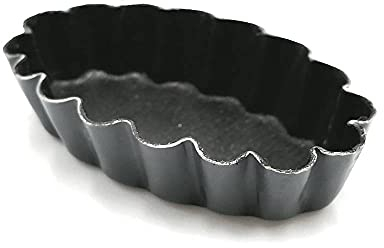 Erre4M Tartellette-Form, 10 Stück (festoniertes Boot, 5 x 3 x 1 h)