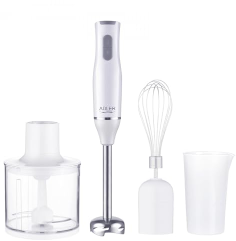 Adler AD 4620 Stabmixer Set inkl. Zerkleinerer/Zerhacker Aufsatz