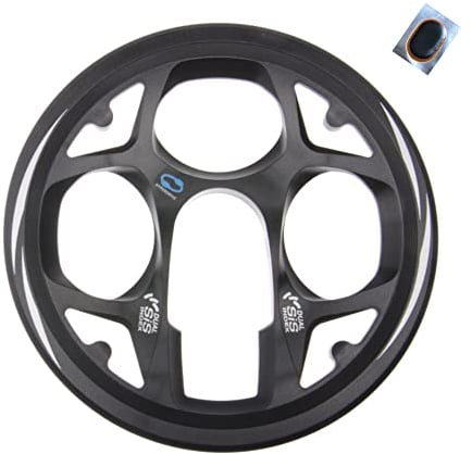 Shimano Kettenschutz Kettenschutzring für FC-M311 Kunststoff Schwarz 42 Zähne mit Befestigungsschraube inkl. Schlauchflicken