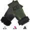 LYFTRX Maniques pour Cross Fitness, Weight Lift, Lifting, Gym, Pullup, Muscle Ups, Hand Grips Fibre de Carbone sans Trous/Fingerless, Protection pour Les Mains, Gants Gymnastique, OD Green Medium