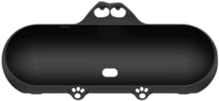 Veciado Silicone Case Protective Cover Cute Cartoon Holder Stand Simple Dustproof for Beat Pill Speaker Black
