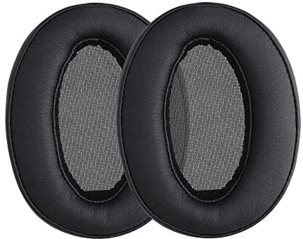 kwmobile Ear Pads Compatible with Sony WH-H910N Earpads - 2x Replacement for Headphones - Black