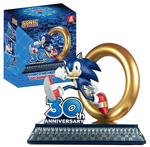 First4Figures SONIC30ST Sonic The Hedgehog Kunstharz-Statue, Schwarz
