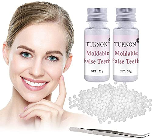 Provisorischer Zahnersatz, Zahnersatz Prothese, Temporäres Zahnreparaturset, Temporäre Zahnreparatur Kit, Vampire Gefälschte Zahnersatz, für Halloween, Cosplay