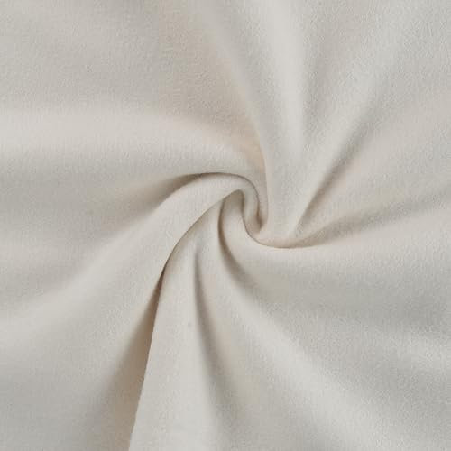 Baumwoll-Fleece BIO | ab 50x150 cm | Meterware | für Bekleidung (offwhite)