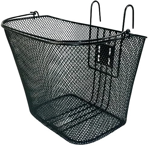 Fahrradkorb Lenkerkorb Fahrrad Tragekorb Vorderradkorb - Red Loon - Korb für Fahrradlenker - auch für eBike eScooter geeignet - engmaschiges Metall - mit Tragegriff - Volumen ca. 15l