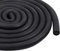 Rundschnur Dichtung, Gummischaum Wetterdichtung Fugenfüllprofil Rund EPDM Moosgummi Schwarz für Spalt und Fuge Beton Füllung(Ø13mm x5m Länge)