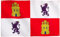 Runesol Bandera de Castilla y León, 91x152cm, 3ft x 5ft, 4 Ojales, Ojal en Cada Esquina, Castilla y León, Castela e Leão, Banderas Premium, Interior, Exterior, Colores Vívidos, Día de la Constitución