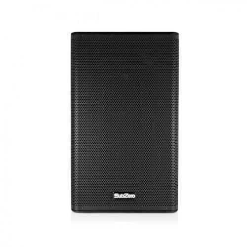SUBZERO 12 Inch Active PA Speaker with Built-In DSP Technology, Black